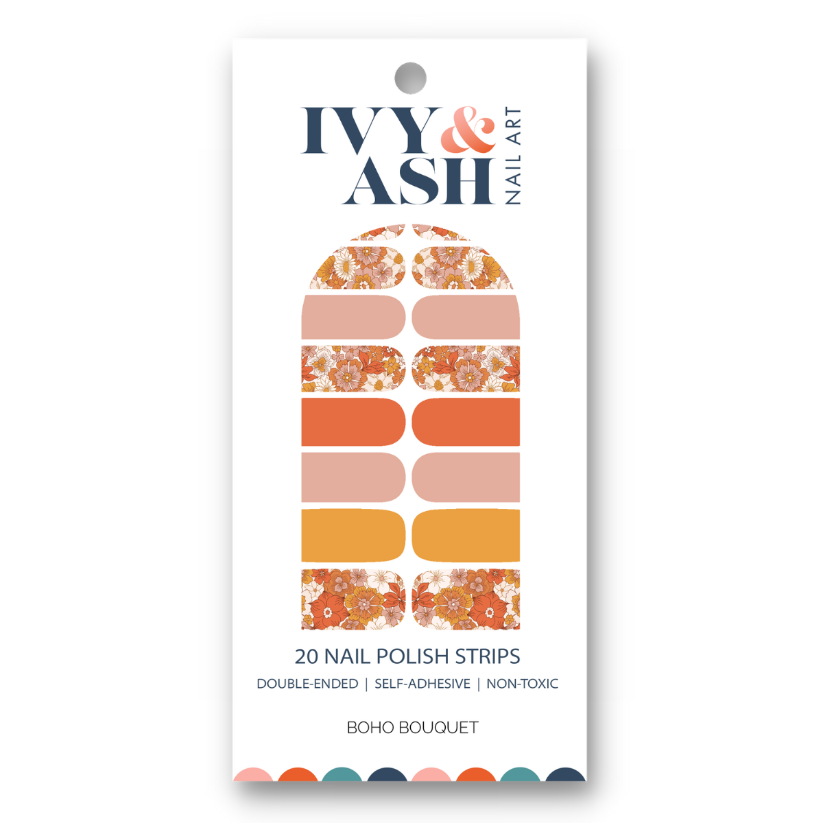 Boho Bouquet Nail Wrap Set