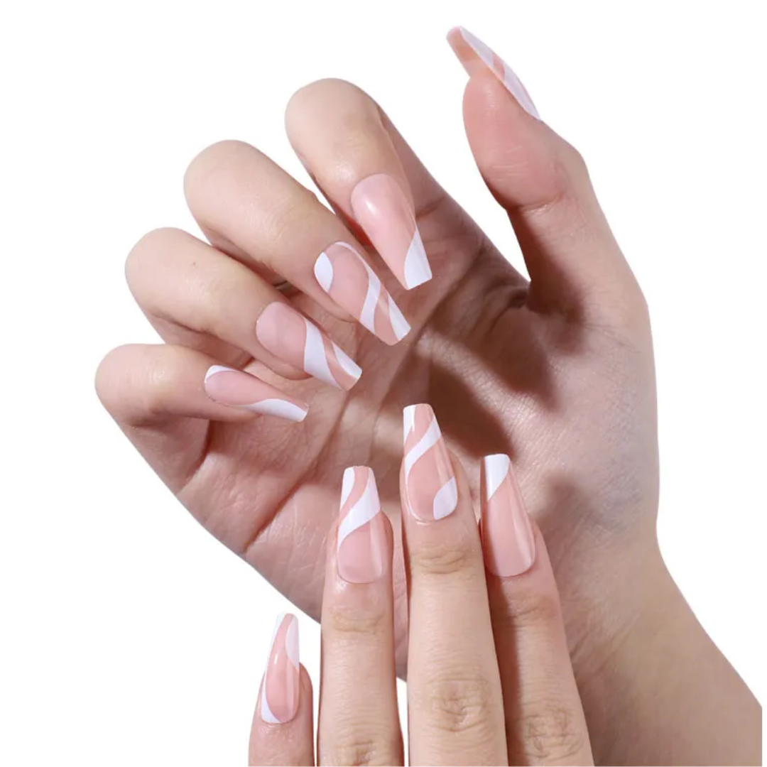 Chic Swirl Press On Nail Set