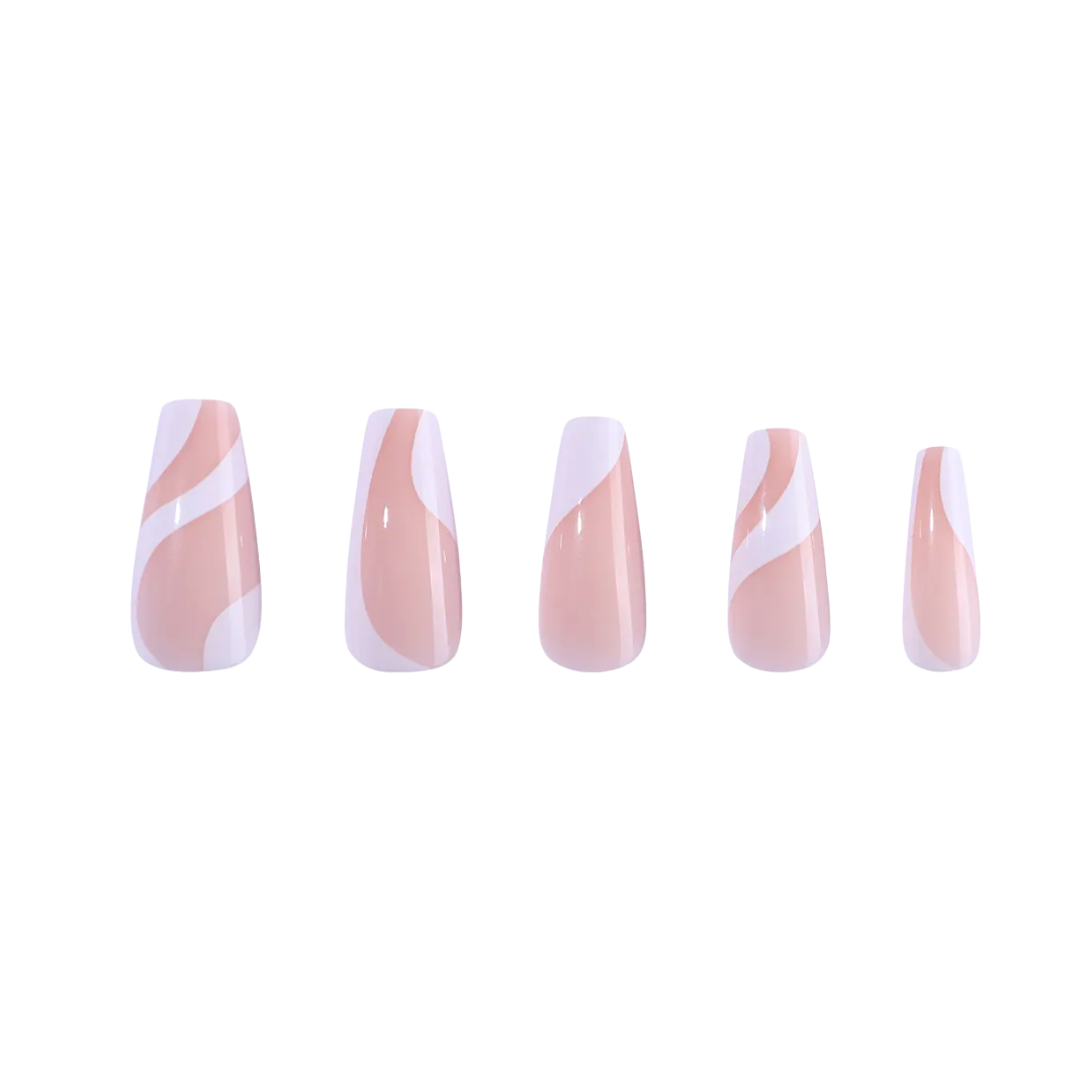 Chic Swirl Press On Nail Set