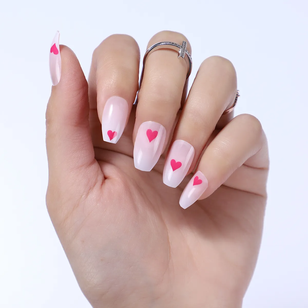 Heart At Work Press On Nail Set