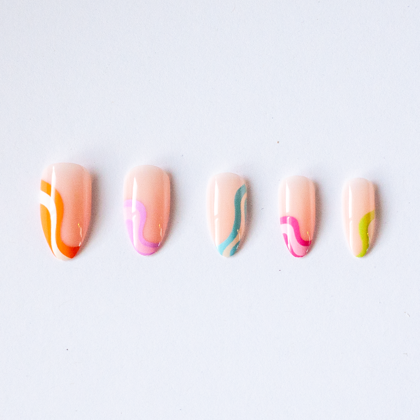 Whimsy Waves Press On Nail Set