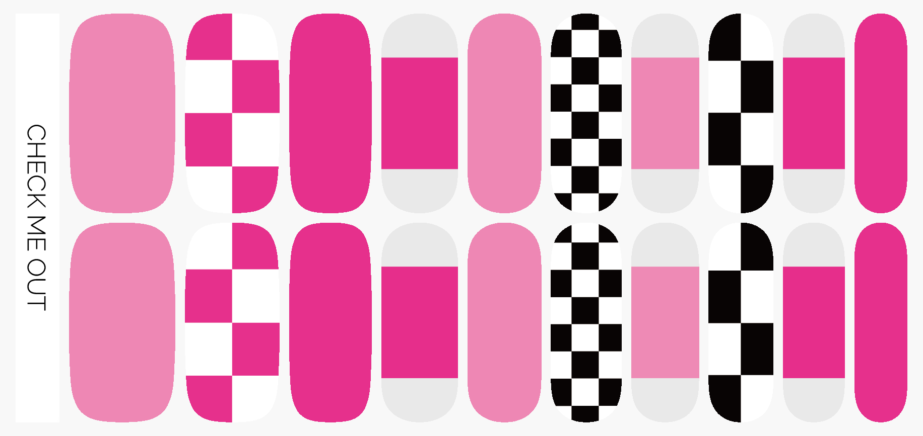 Check Me Out Nail Wrap Set