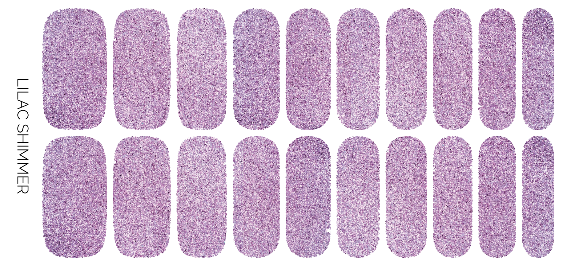 Lilac Shimmer Nail Wrap Set