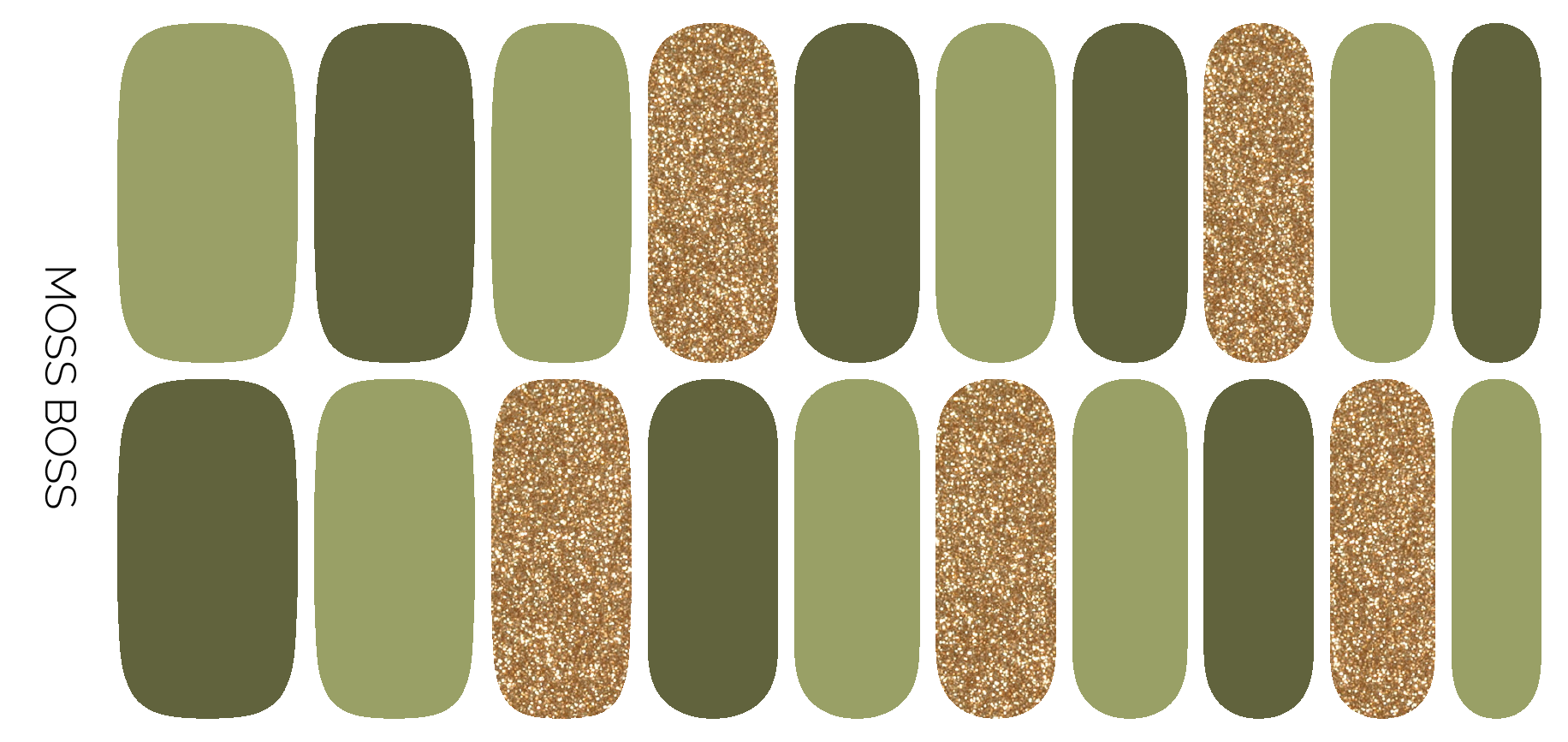 Moss Boss Nail Wrap Set