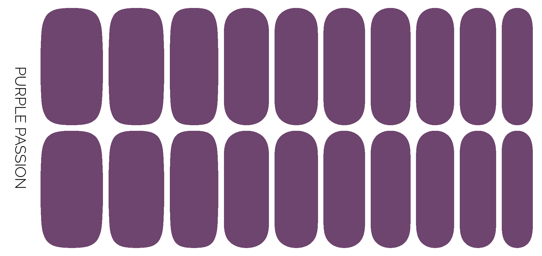 Purple Passion Nail Wrap Set