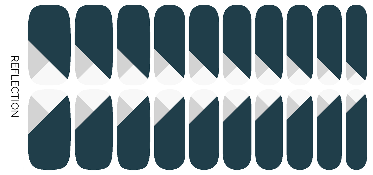 Reflection Nail Wrap Set