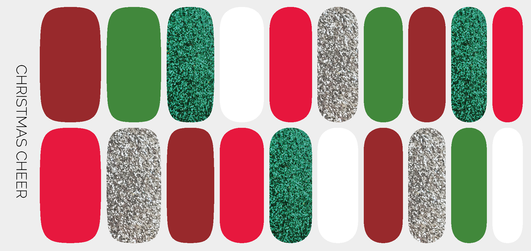 Christmas Cheer Nail Wrap Set