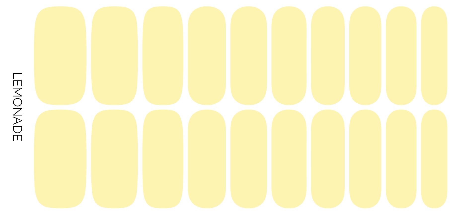 Lemonade Nail Wrap Set
