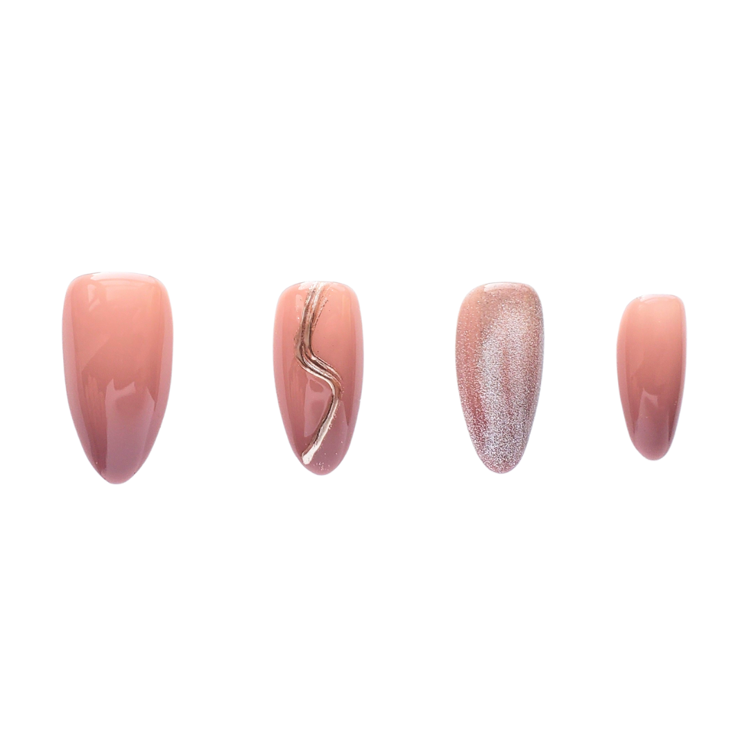 Mauve Mirage Press On Nail Set