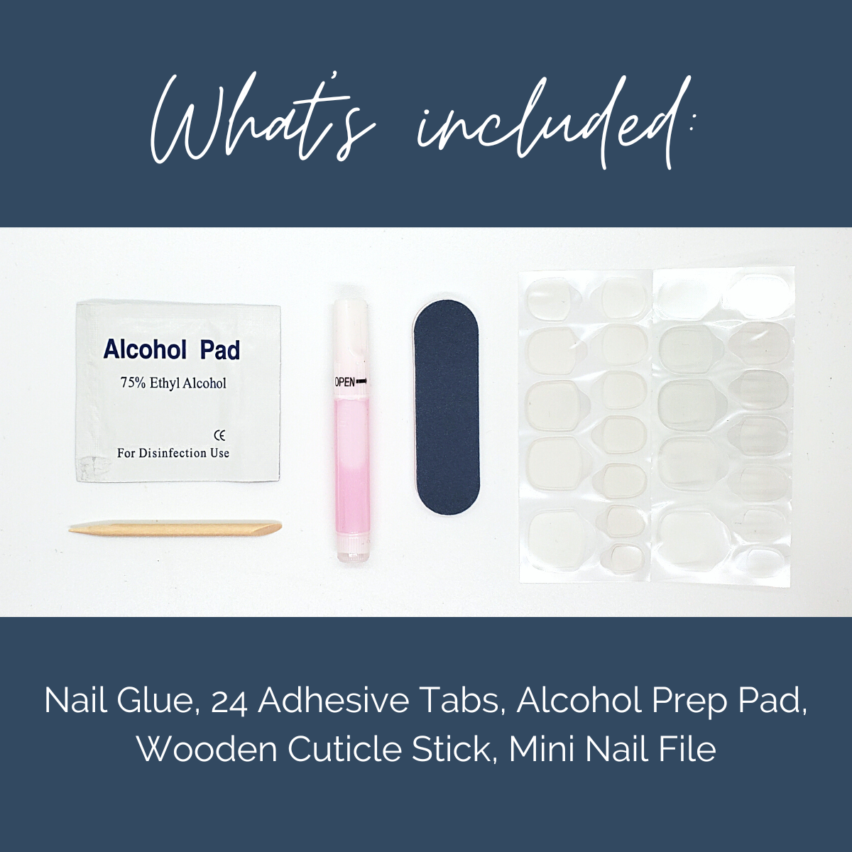 Red Hot Press On Nail Set