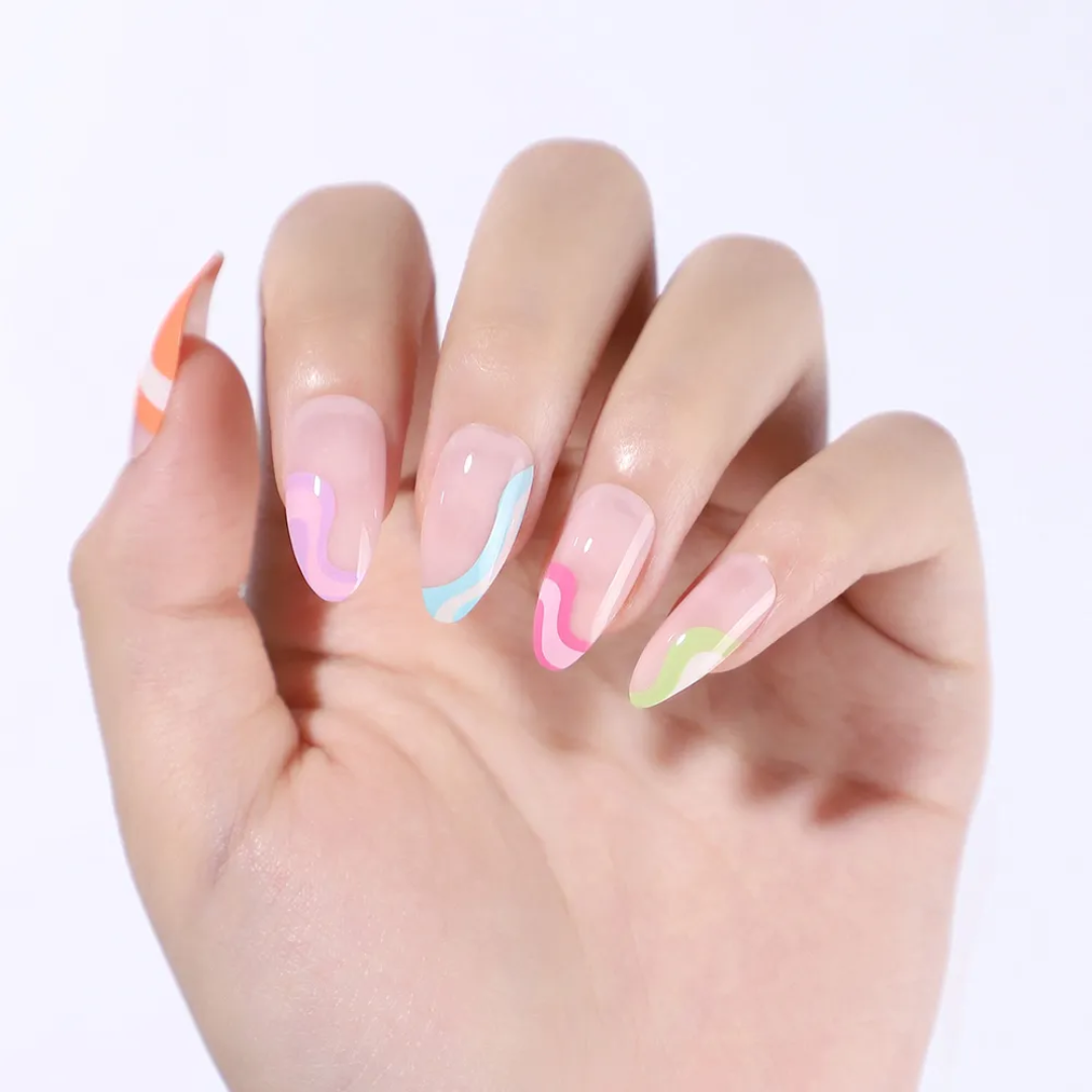 Whimsy Waves Press On Nail Set