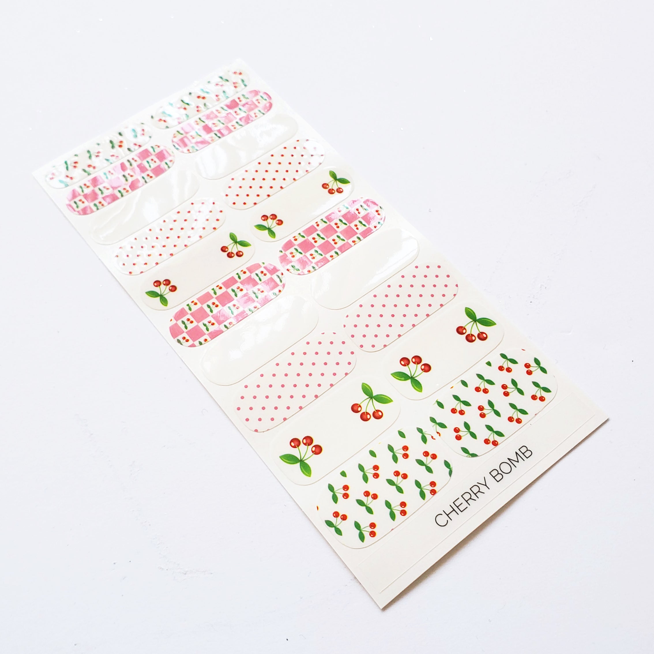 Cherry Bomb Nail Wrap Set