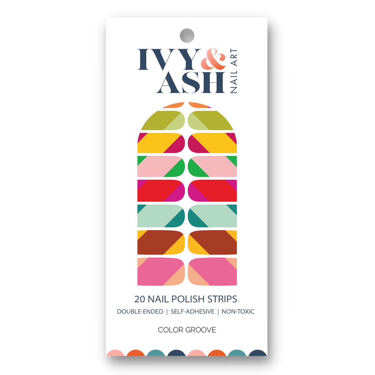 Color Groove Nail Wrap Set