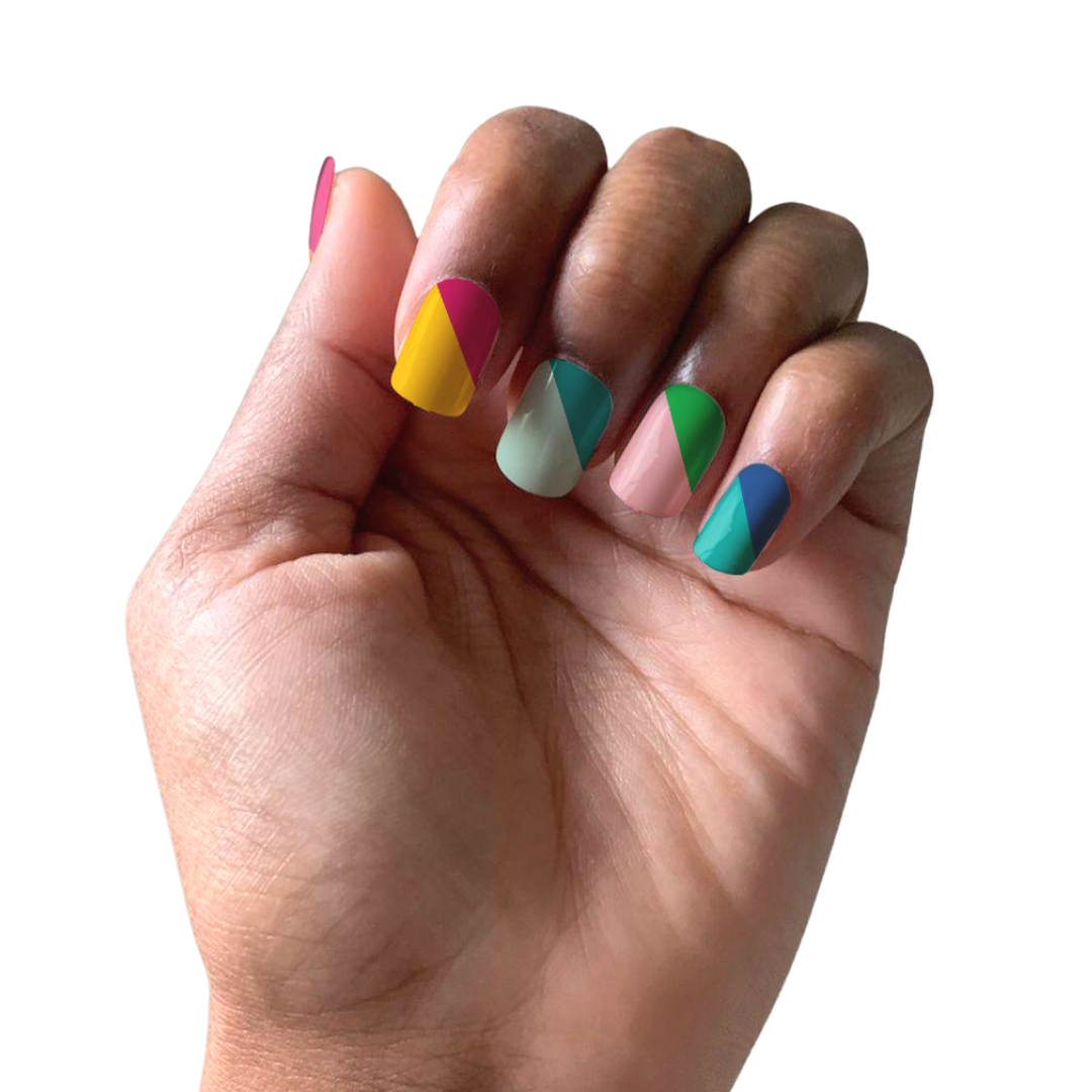 Color Groove Nail Wrap Set