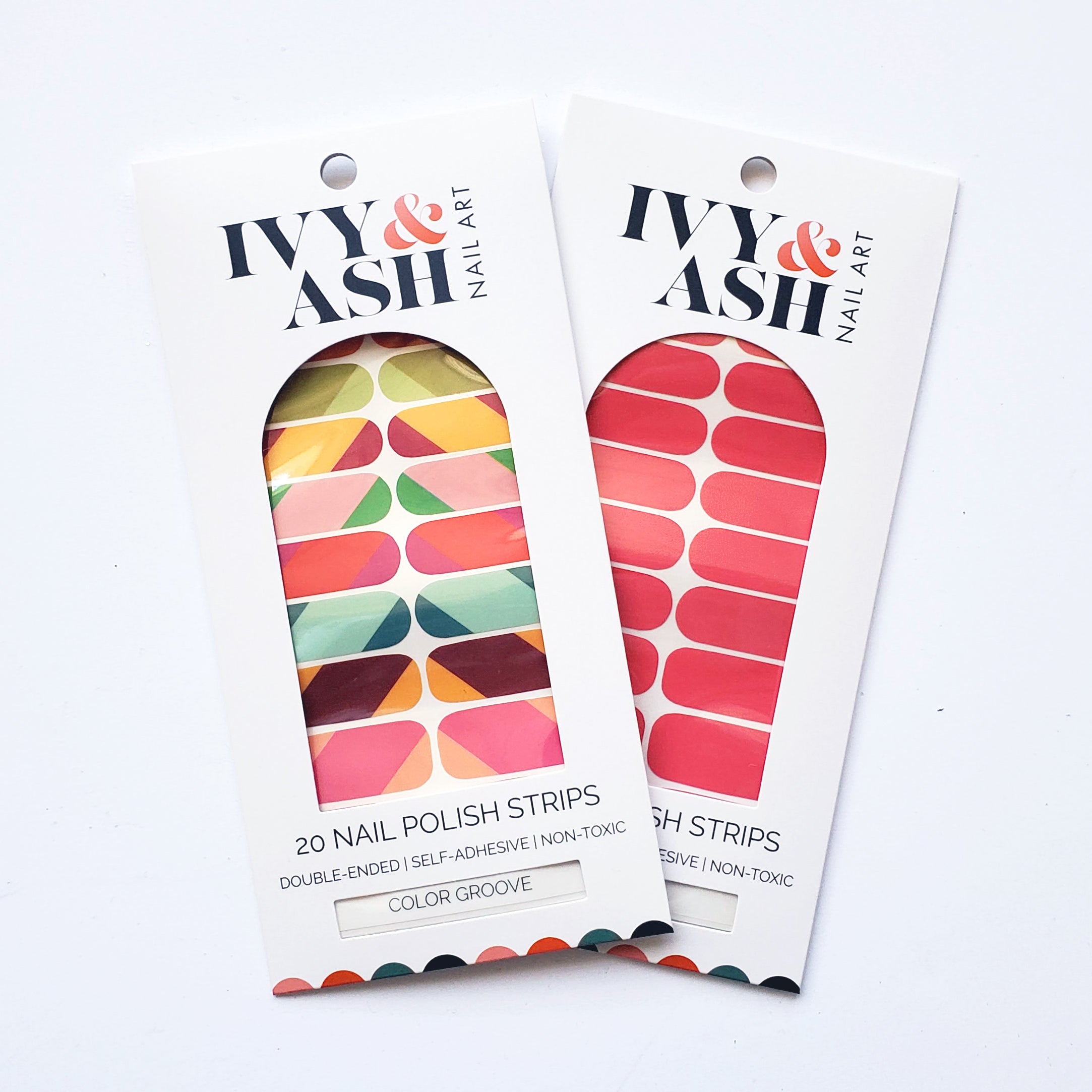 Color Groove Nail Wrap Set