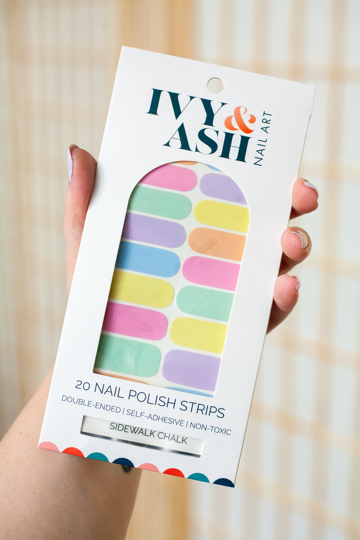 Sidewalk Chalk Nail Wrap Set