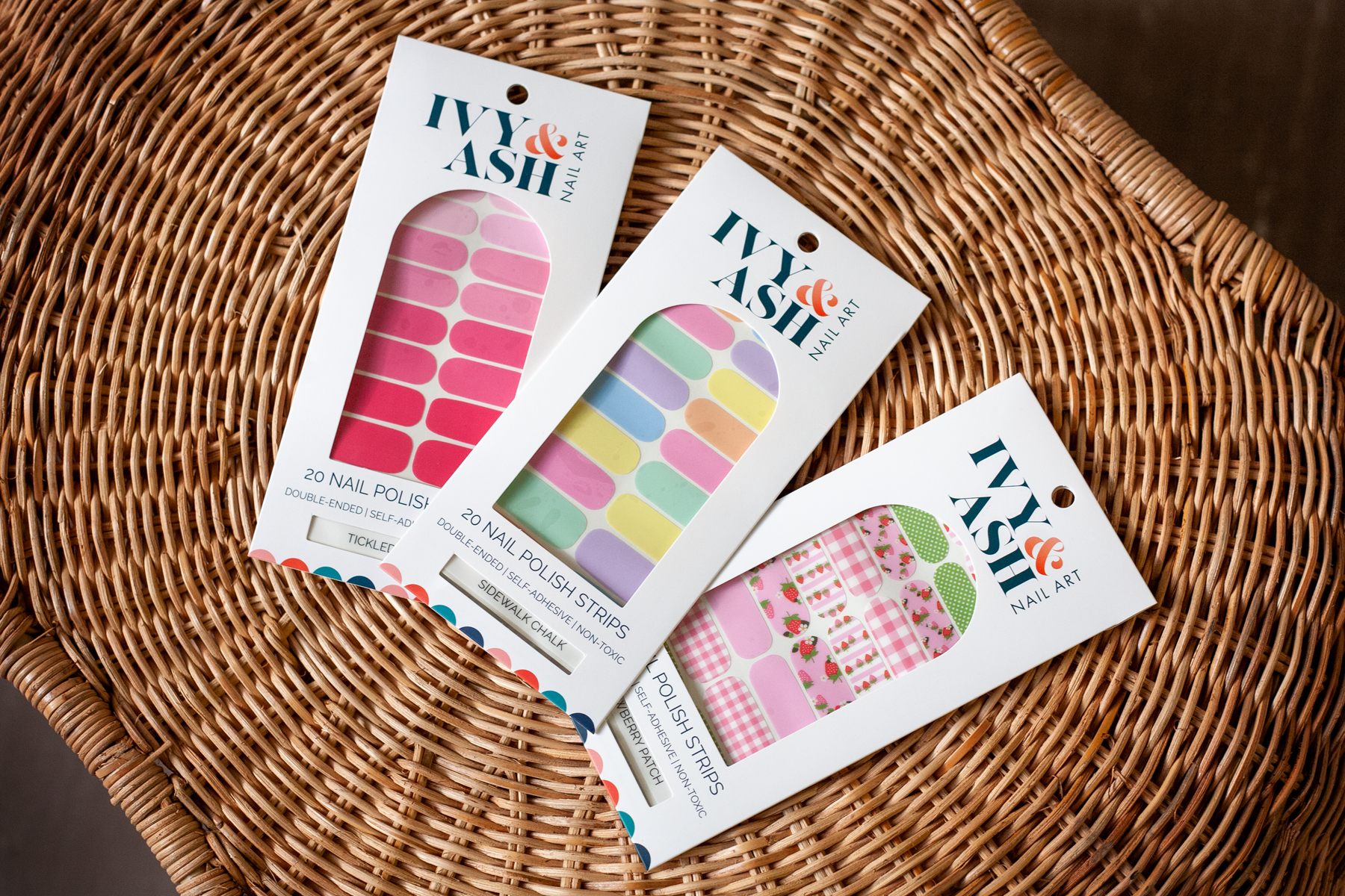Sidewalk Chalk Nail Wrap Set