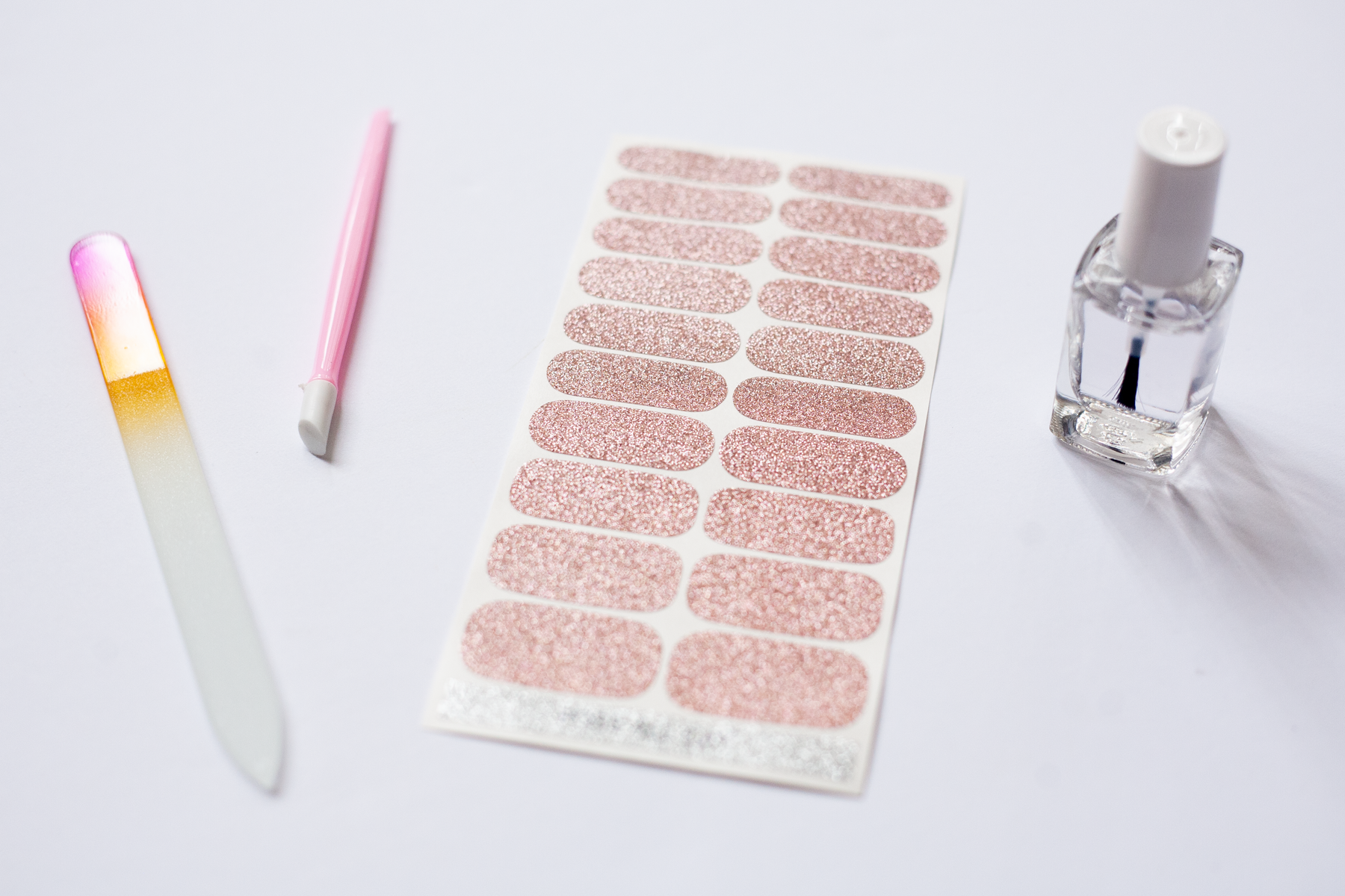 Rosé All Day Nail Wrap Set
