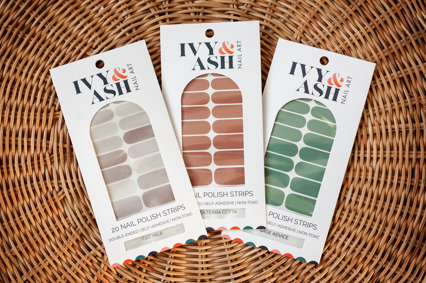 Oat Milk Nail Wrap Set
