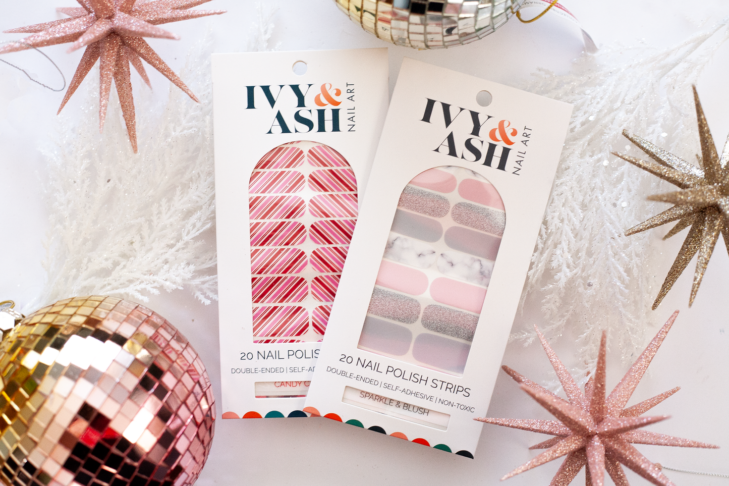 Sparkle & Blush Nail Wrap Set