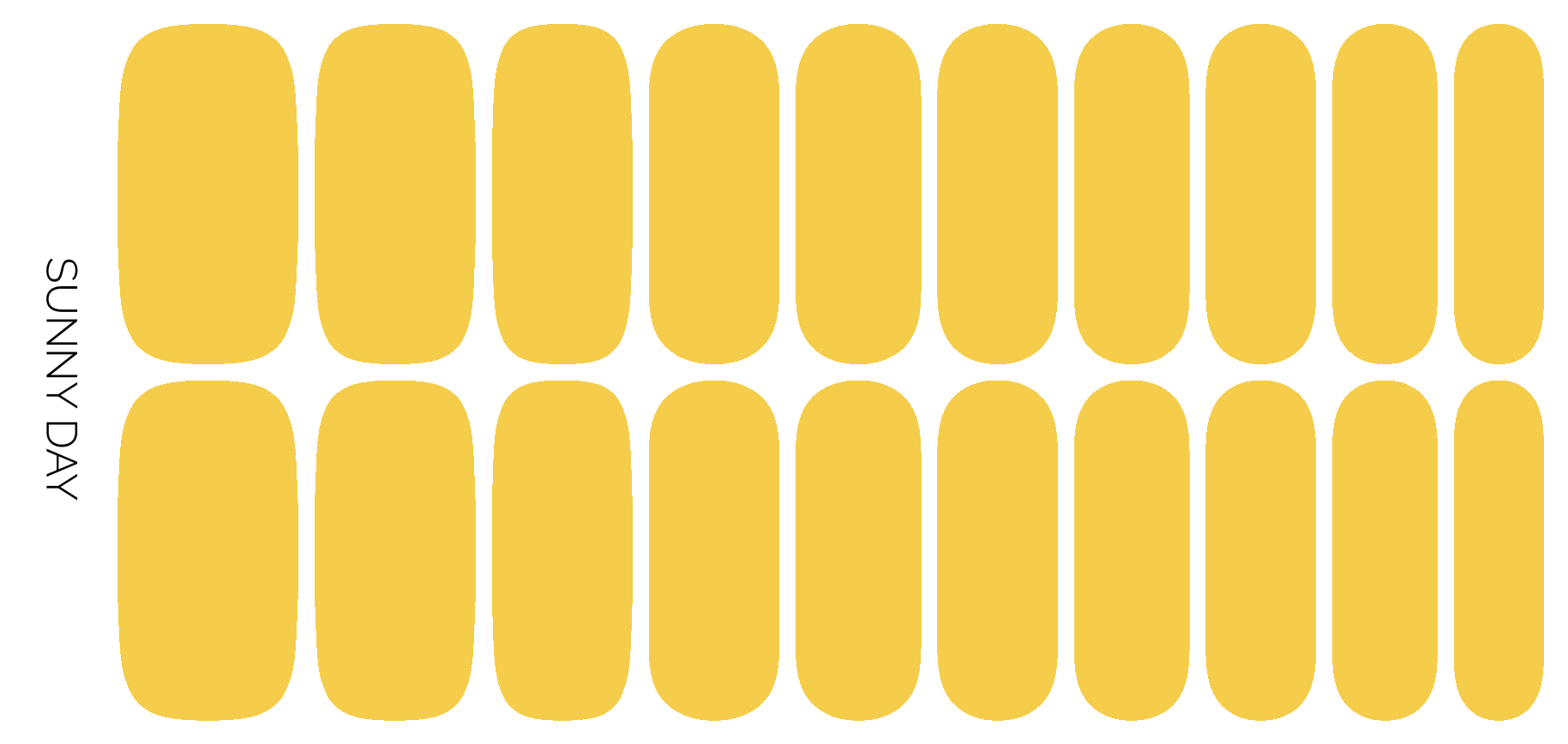 Sunny Day Nail Wrap Set