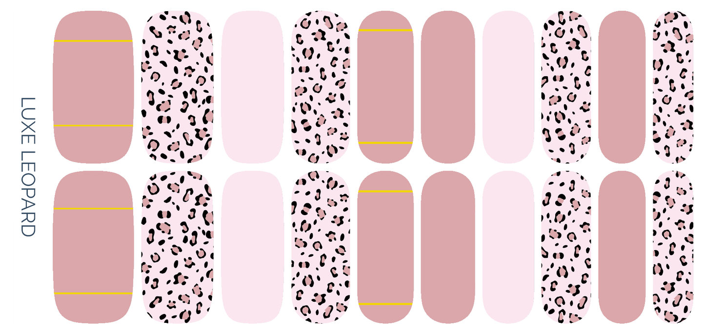 Luxe Leopard Nail Wrap Set