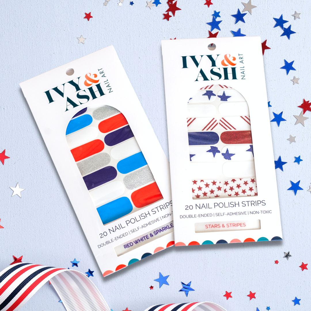 Stars & Stripes Nail Wrap Set