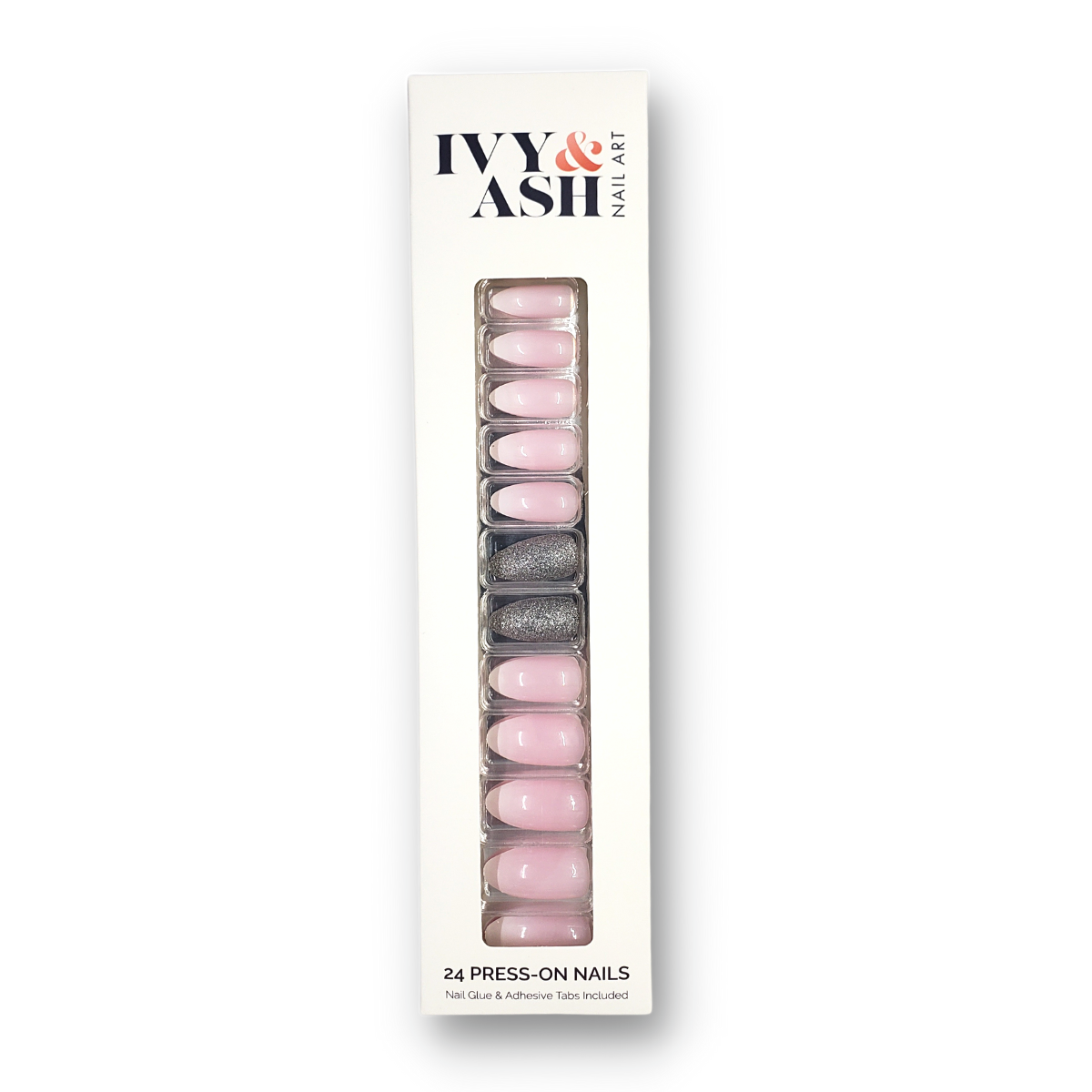 Pink Glam Press On Nail Set