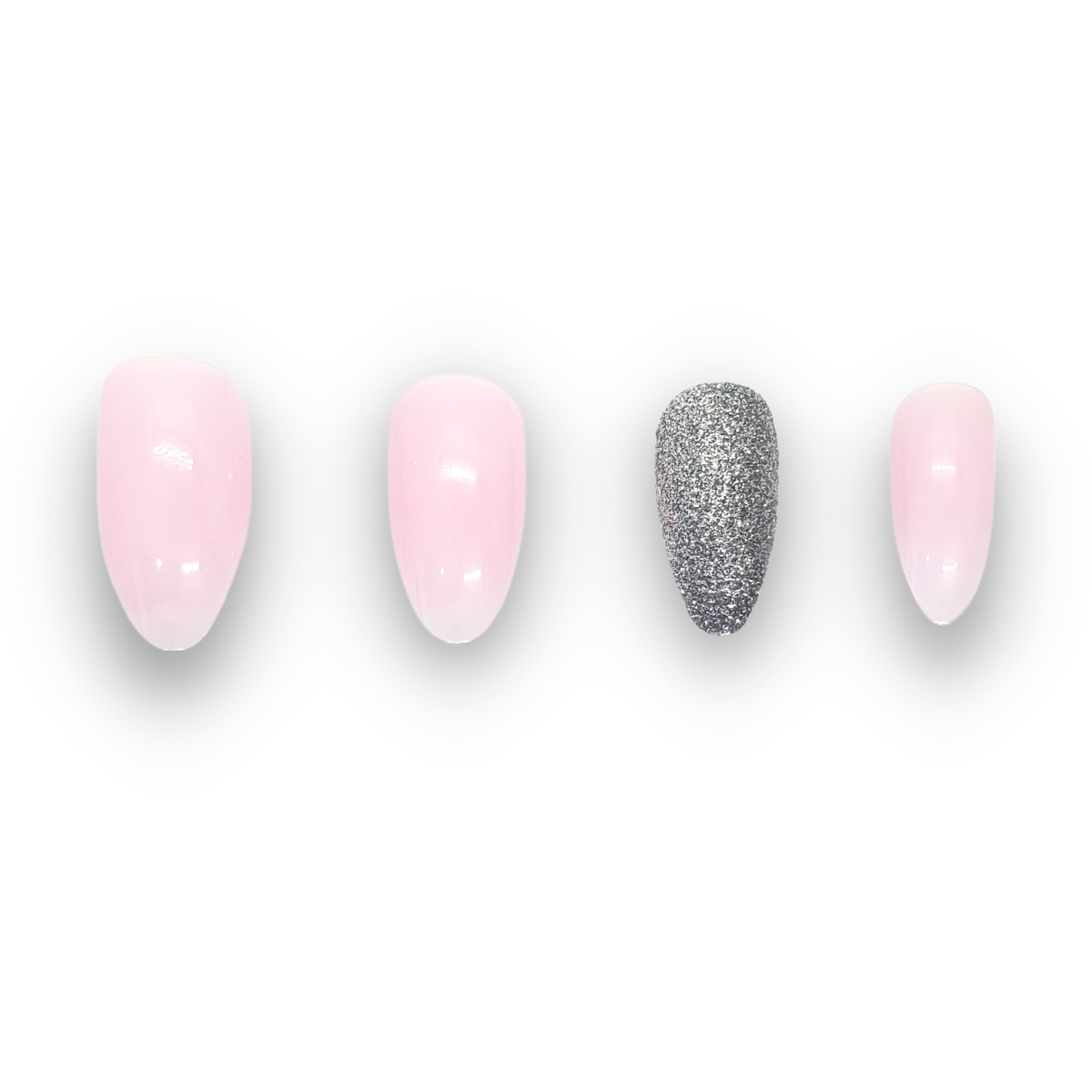 Pink Glam Press On Nail Set