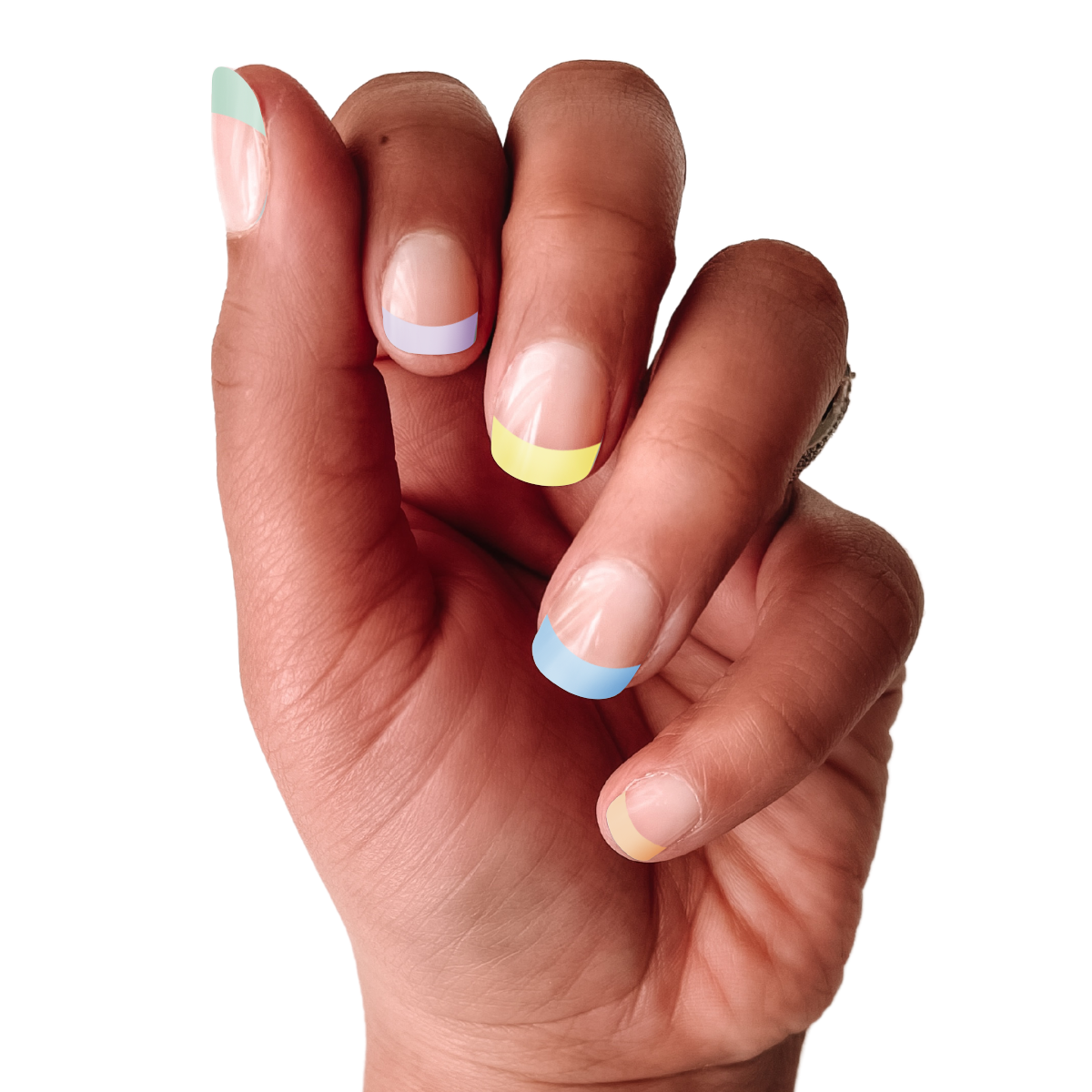 Sidewalk Chalk Tips Nail Wrap Set