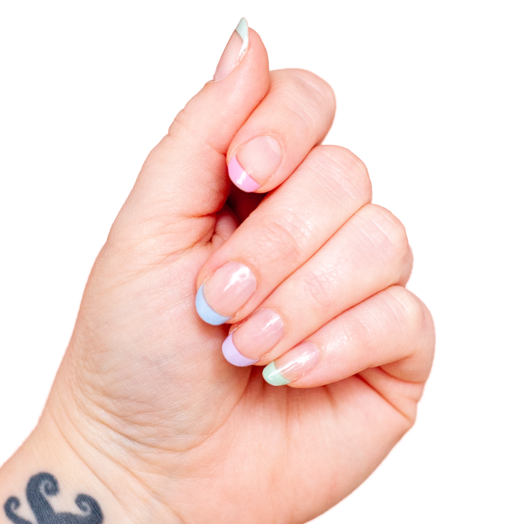 Sidewalk Chalk Tips Nail Wrap Set