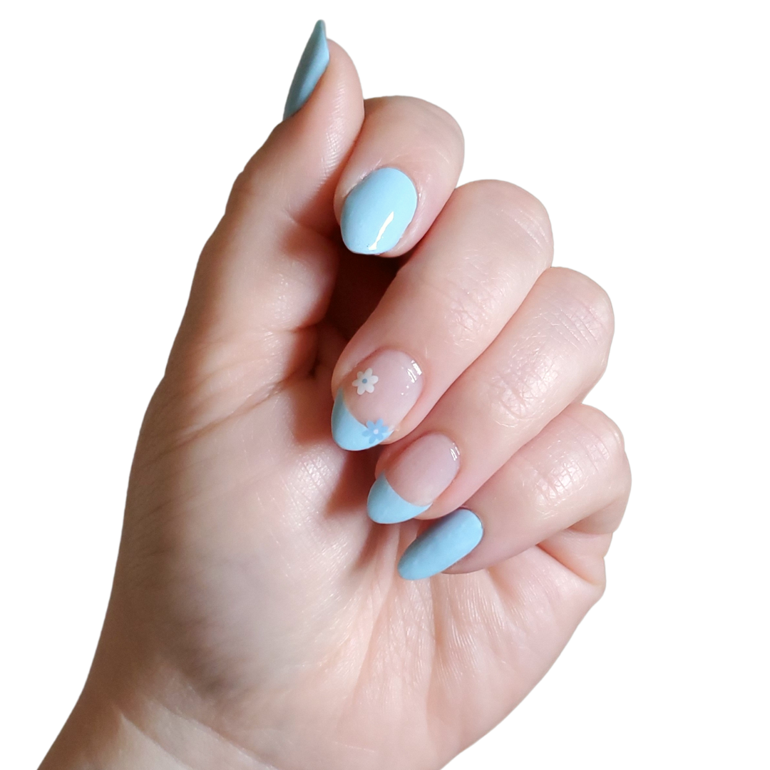 Très Chic - Sky Blue Nail Wrap Set
