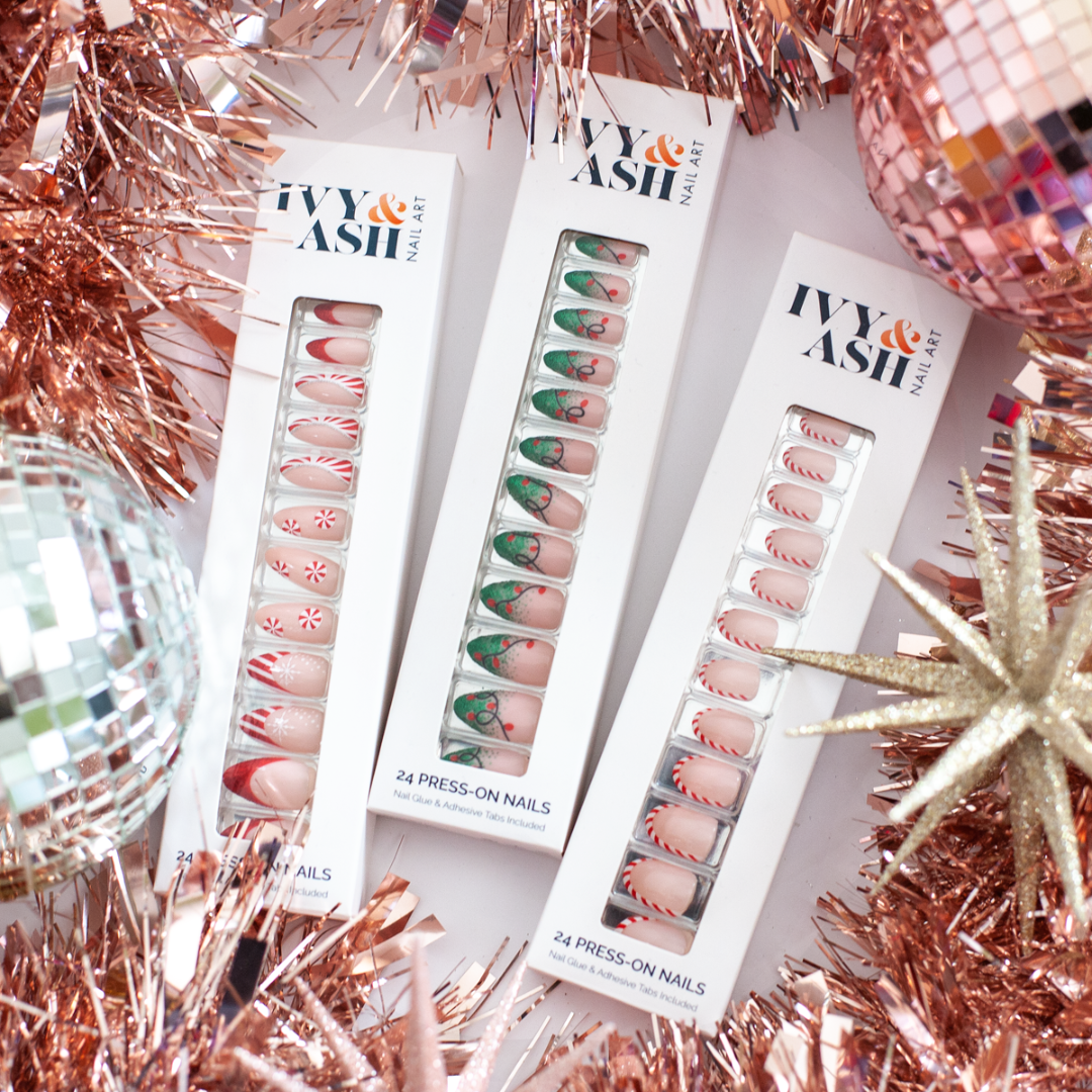 Peppermint Princess Press On Nail Set