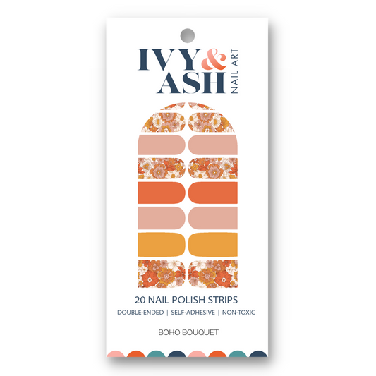 Boho Bouquet Nail Wrap Set