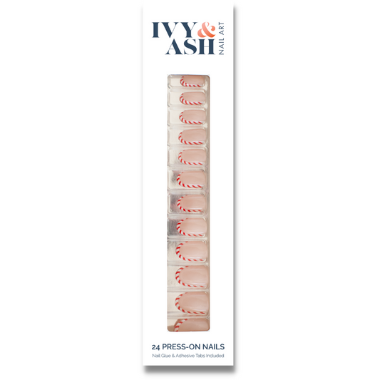 Candy Cane Cutie Press On Nail Set