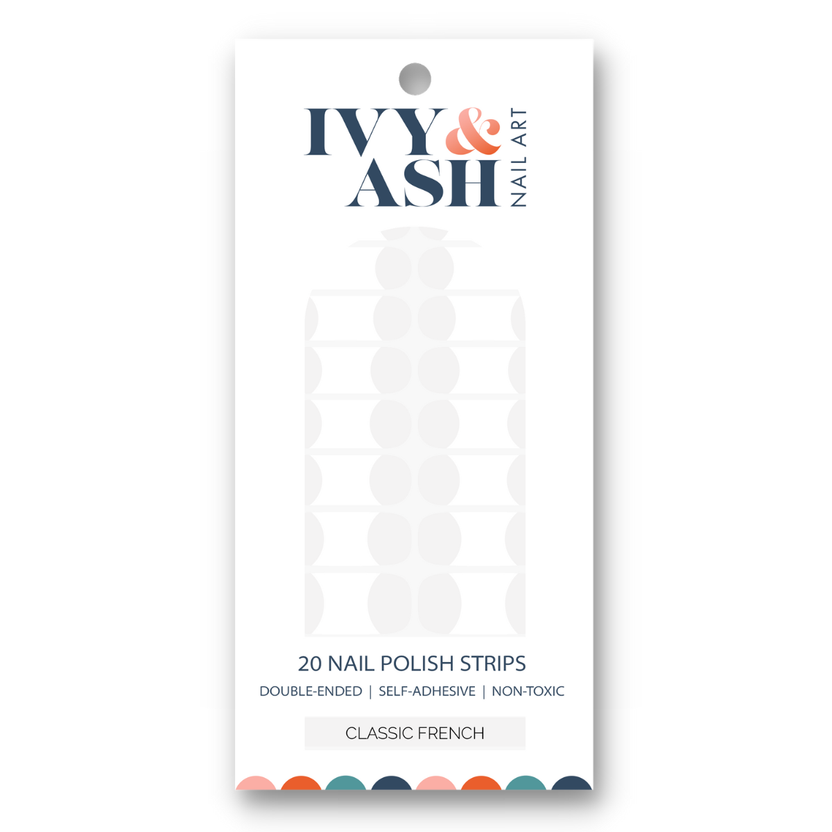 Classic French Nail Wrap Set