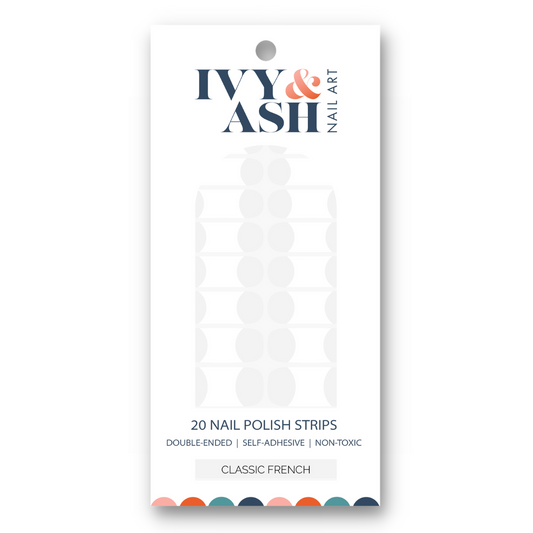 Classic French Nail Wrap Set