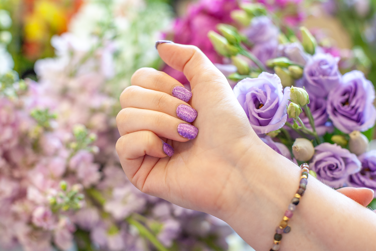 Lilac Shimmer Nail Wrap Set