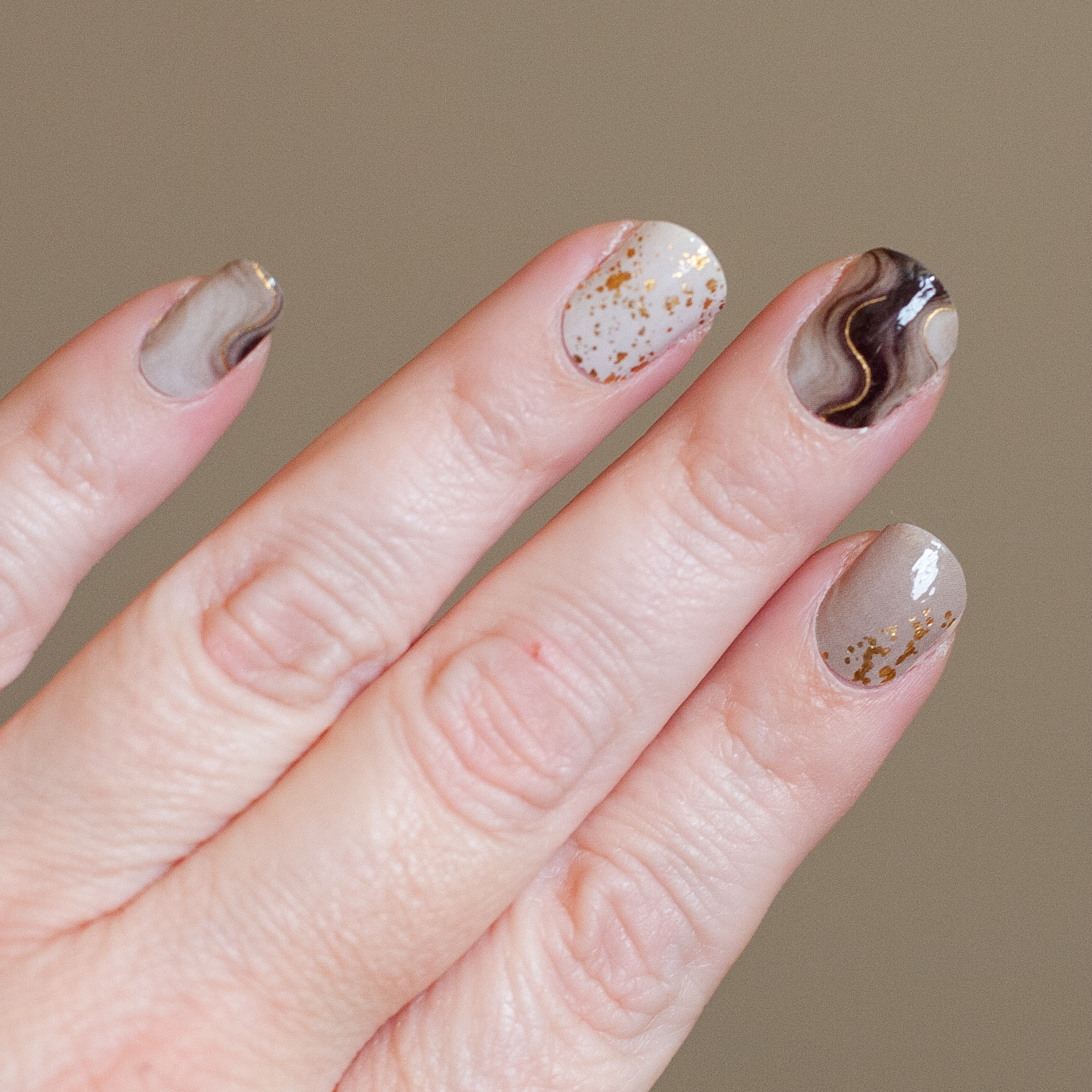 Espresso Martini Nail Wrap Set
