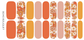 Boho Bouquet Nail Wrap Set
