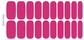 Pink Rose Nail Wrap Set