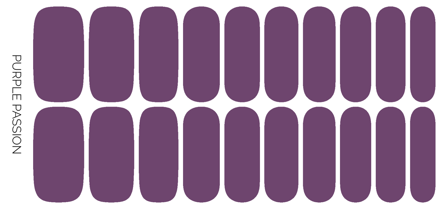 Purple Passion Nail Wrap Set