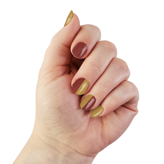 Toasted Honey Nail Wrap Set