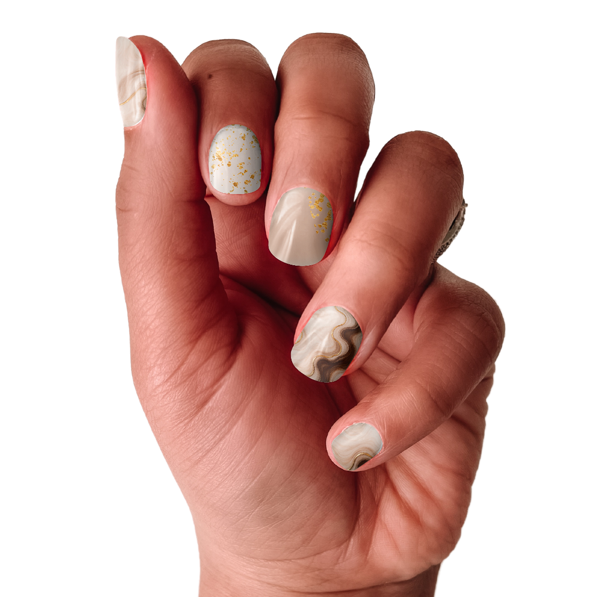 Espresso Martini Nail Wrap Set
