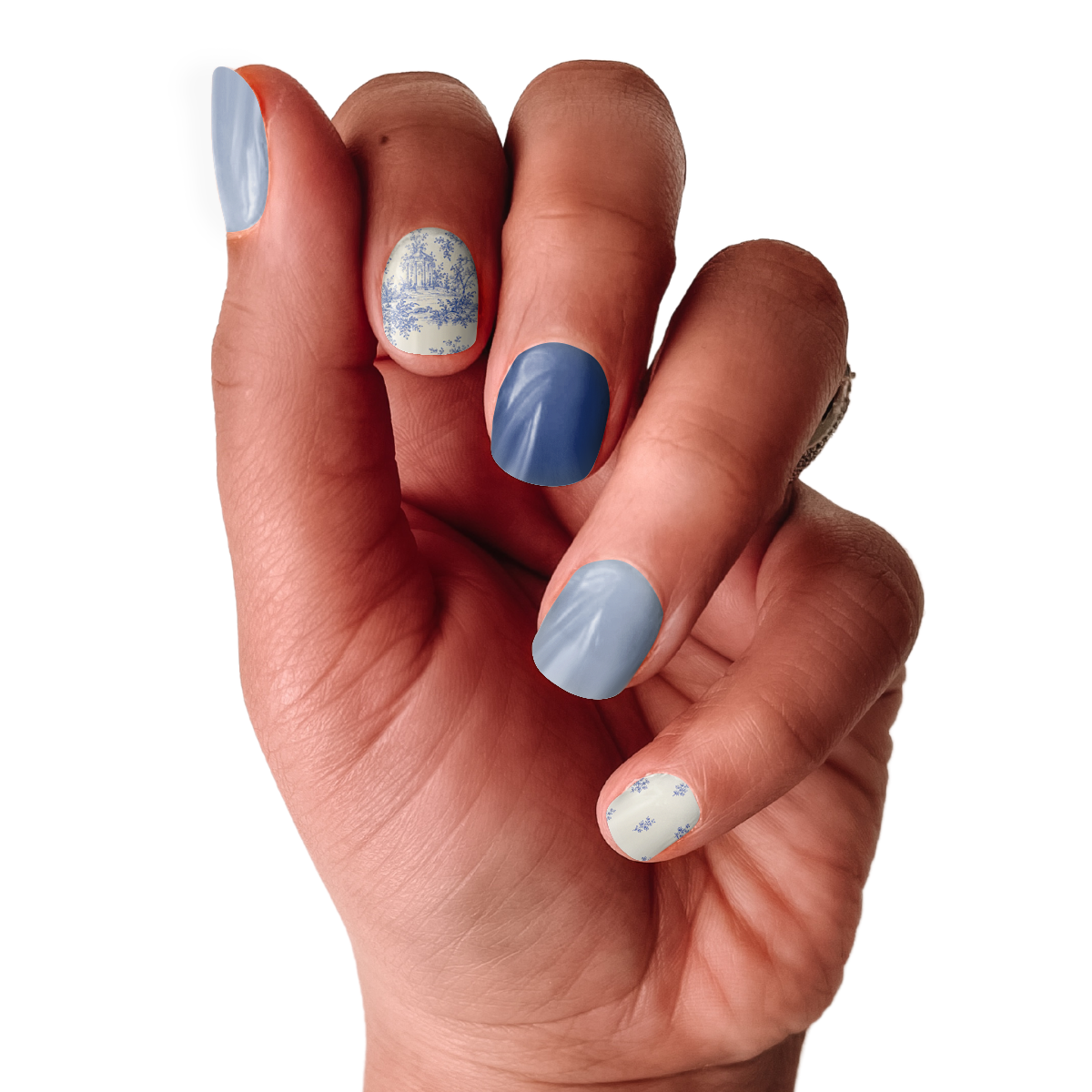 Porcelain Bloom Nail Wrap Set