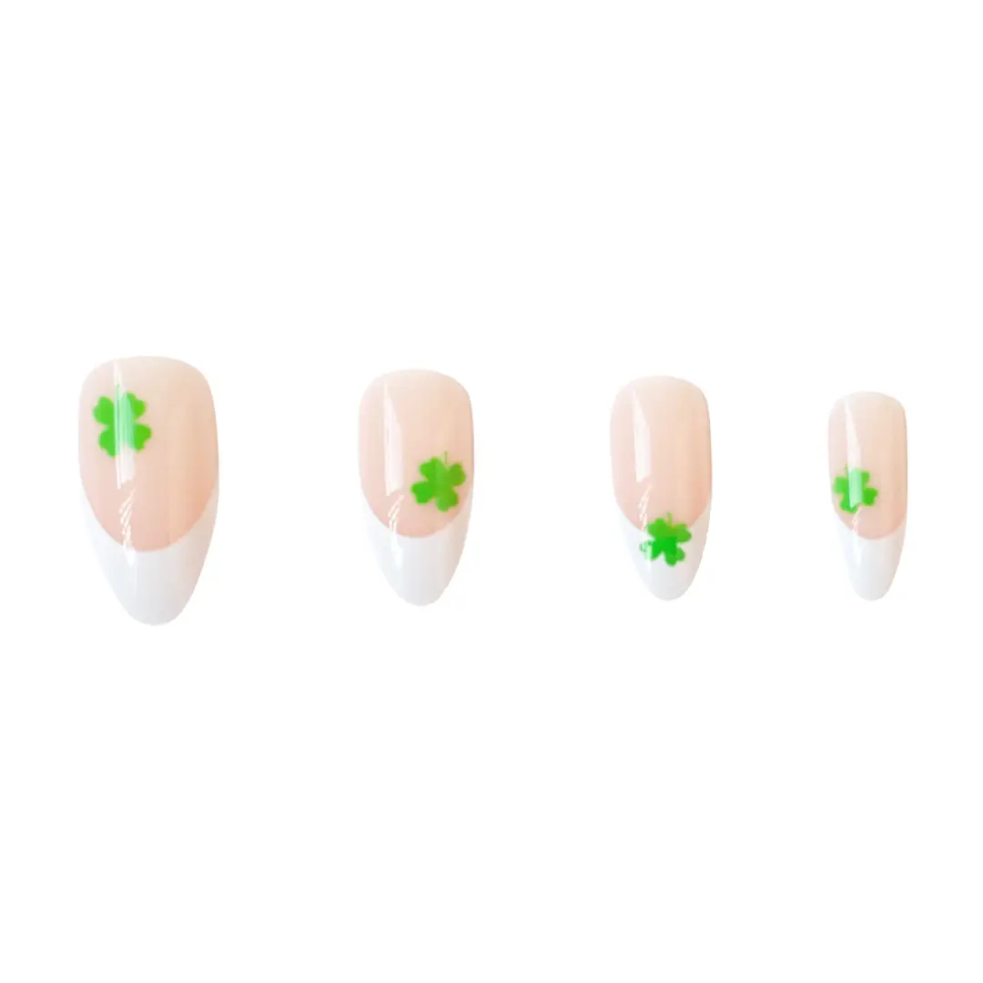 Lucky Clover Press On Nail Set
