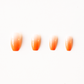 Orange Fade Press On Nail Set