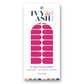 Pink Rose Nail Wrap Set