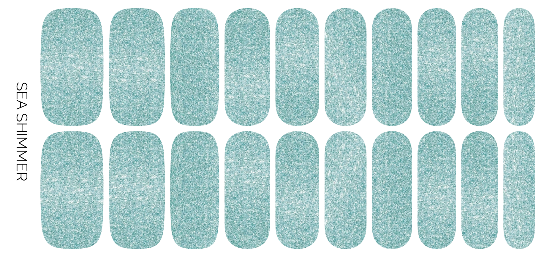 Sea Shimmer Nail Wrap Set
