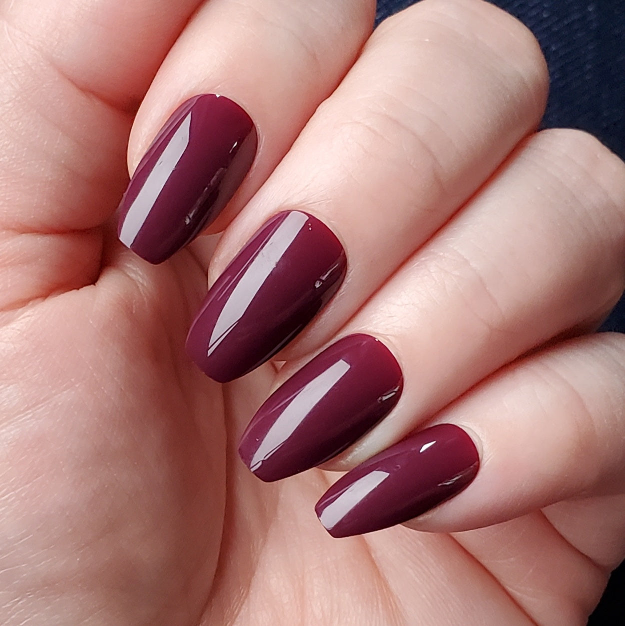 Burgundy Boss Press On Nail Set